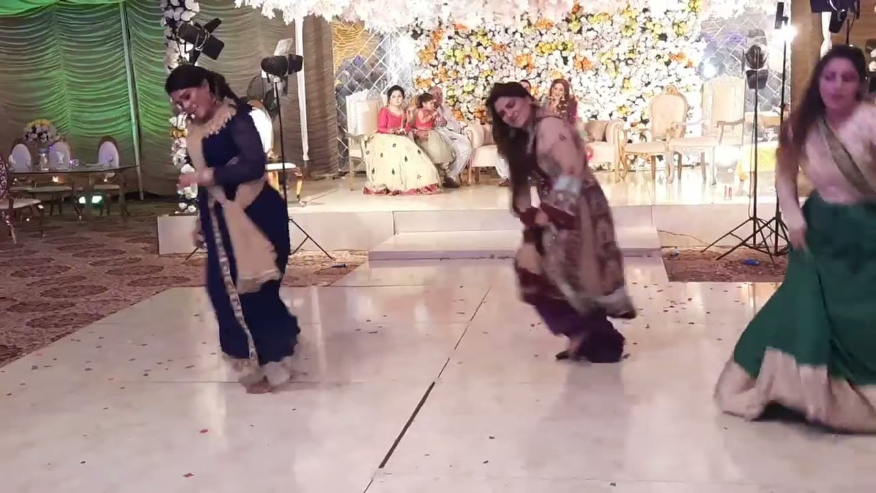 Performance at a Pakistani wedding celebration