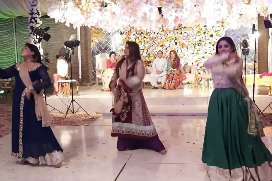 Live dhol percussion supporting a VPAG folk performance
