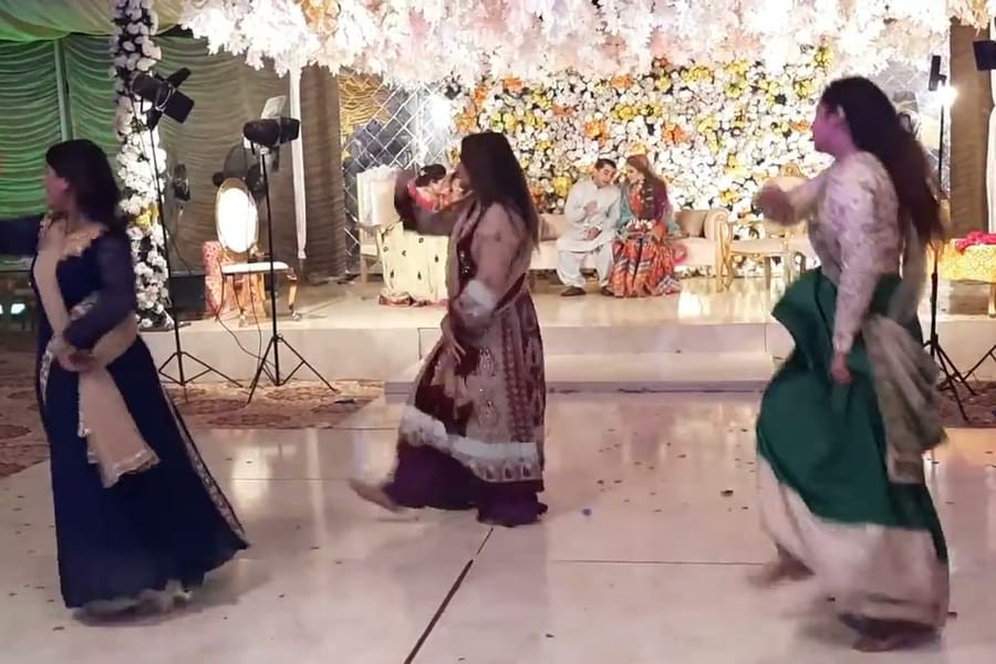 VPAG performance at a wedding celebration in Lahore