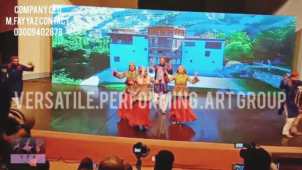 Sindhi regional dance in traditional costume