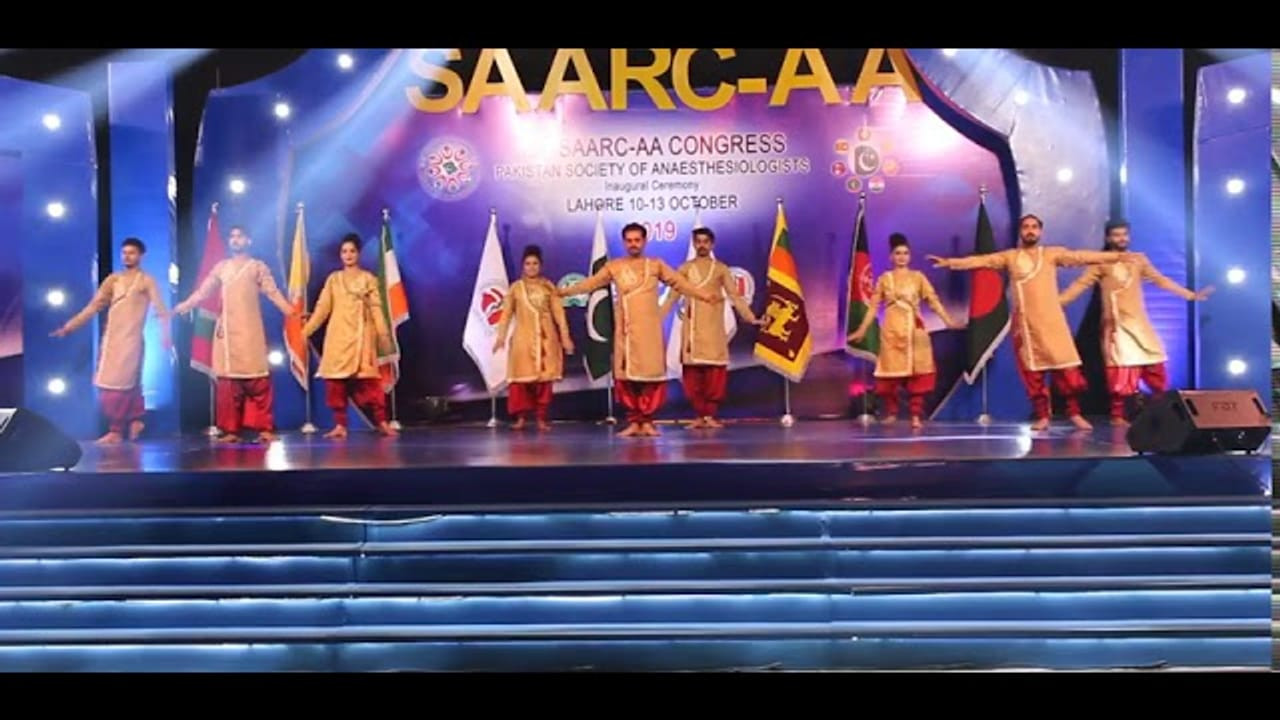 Kathak ensemble performing a Tarana by Ravi Shankar