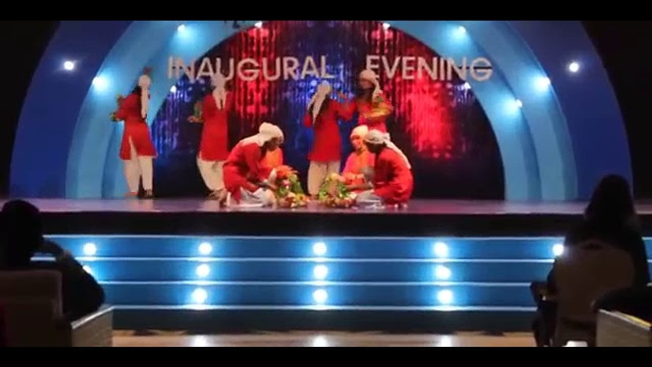 Kashmiri folk dance in traditional Kashmiri dress