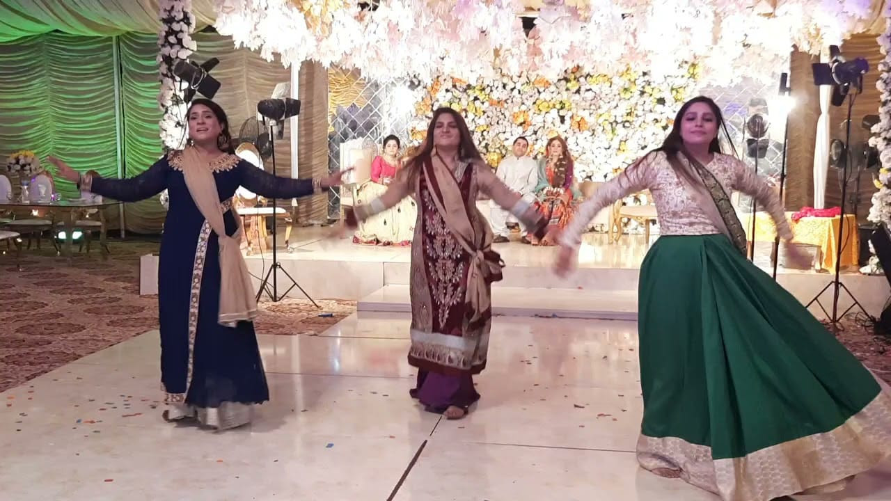 Bollywood wedding dance performance