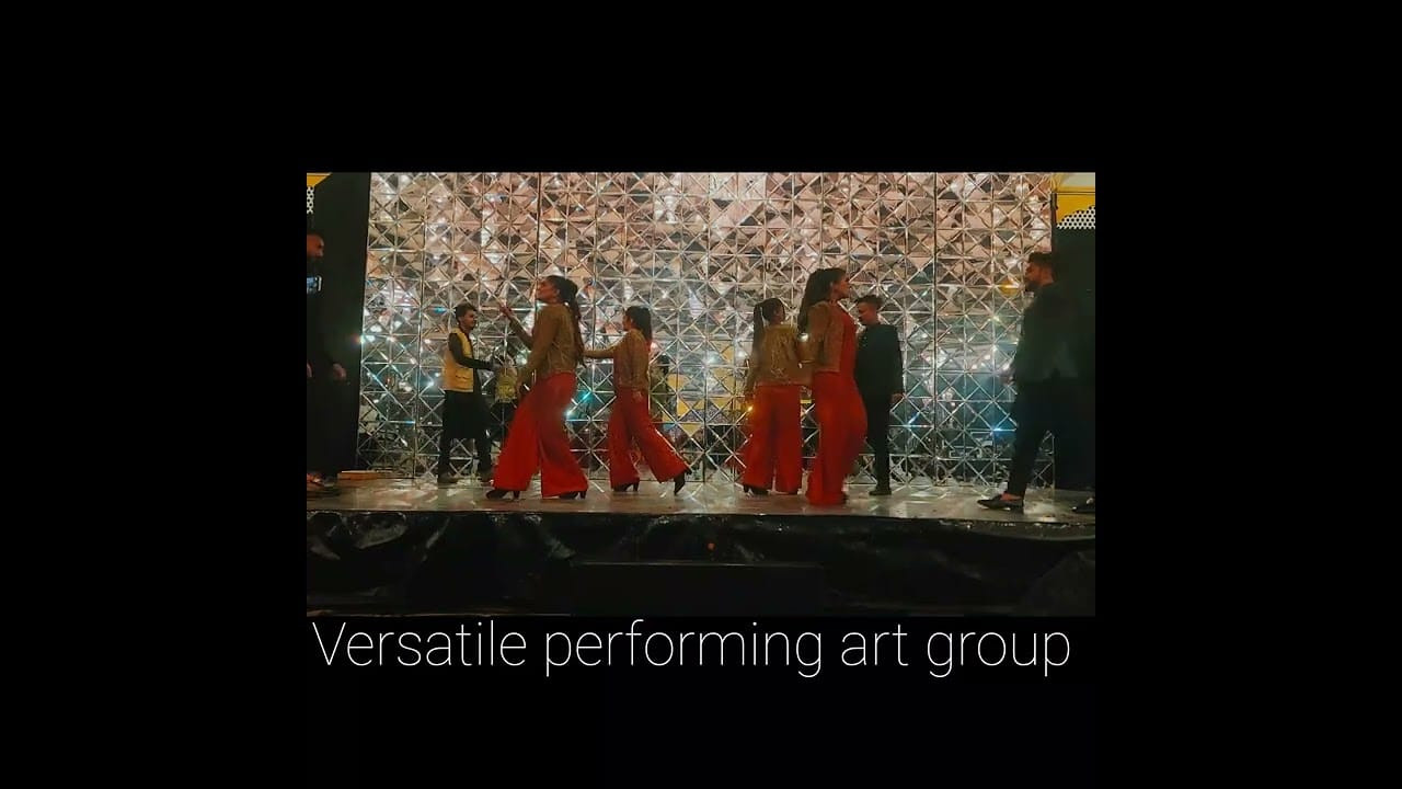 Bollywood performance at a wedding event