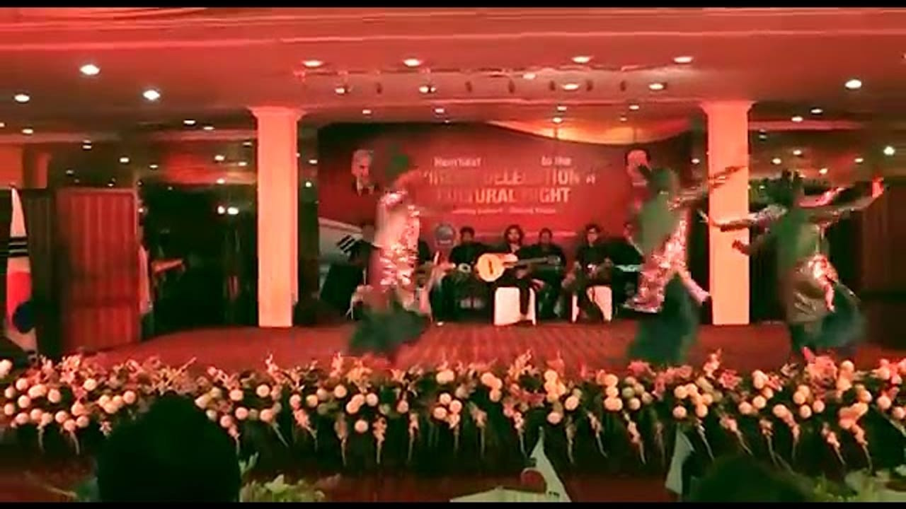 Punjabi Bhangra performed with traditional danda sticks